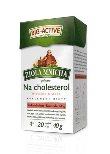 Big-Active bylinkový čaj na cholesterol 40 g