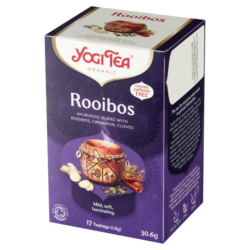 ROOIBOS ČAJ SO ŠKORICOU A KLÍČIKMI BIO (17 x 1,8 g) 30,6 g - YOGI TE