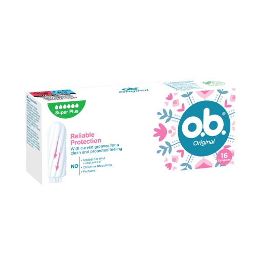 O.B. Originálne tampóny Super Plus 1 balenie - 16 ks