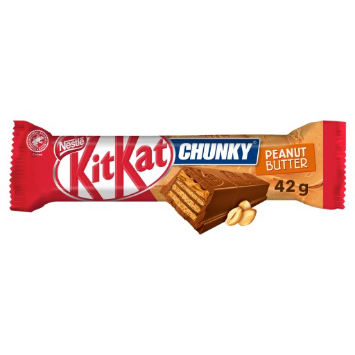 KITKAT CHUNKY ARAŠIDOVÉ MASLO V MLIEČNEJ ČOKOLÁDE
