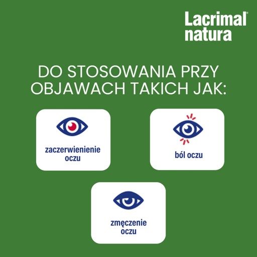LACRIMAL NATURA zvlhčujúce očné kvapky 10ml x 1 fľaštička