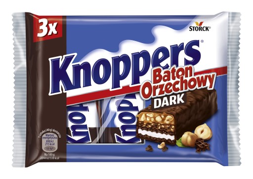Knoppers Tmavá orechová tyčinka 120 g