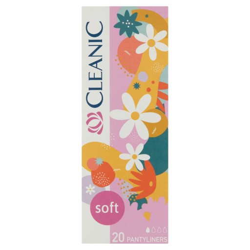 CLEANIC Mäkké hygienické vložky 20 ks