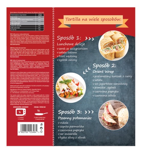 Sandra Paradajková tortilla 4 kusy 240 g