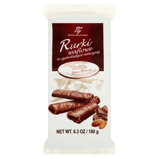 Tago oblátkové rolky v mliečnej čokoláde 180g x2