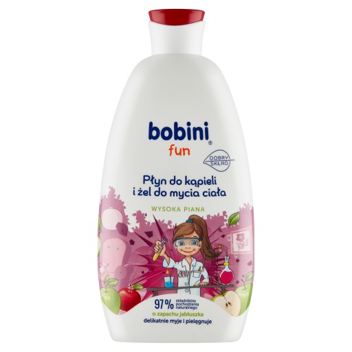 BOBINI FUN 500ML TEKUTINA DO KÚPEĽA JABLKO