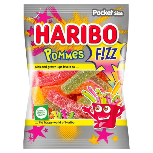 Haribo Pommes Sauer Jelly fazuľa 100 g