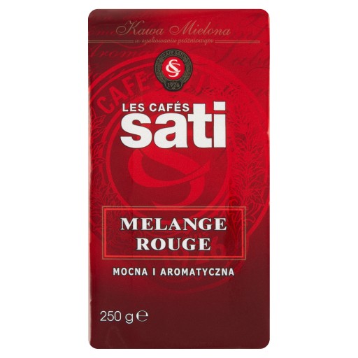 Cafe Sati Melange Rouge - silná mletá káva 250g