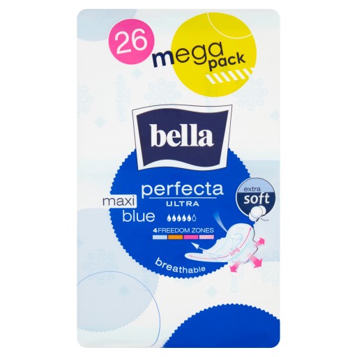 Bella Perfecta Ultra Maxi Hygienické vložky Blue 26 ks.