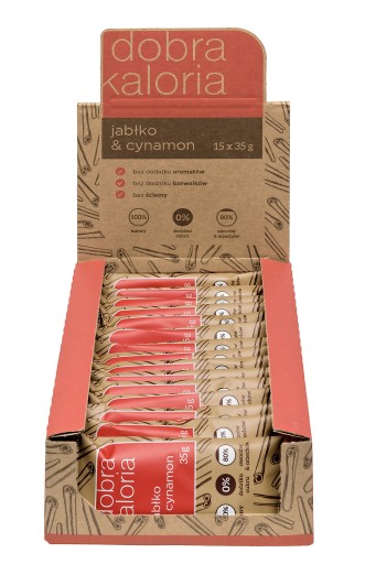 Tyčinka - jablko & škorica 35 g Dobrá kalória