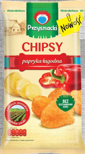 Przysnacki Chips, jemná paprika, 135 g