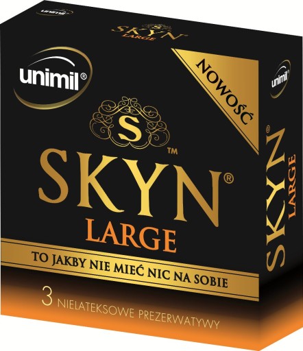 UNIMIL SKYN LARGE kondómy väčšie, 3 ks.