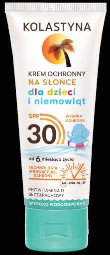 Kolastyna opaľovací krém 30 SPF 75 ml 150 g