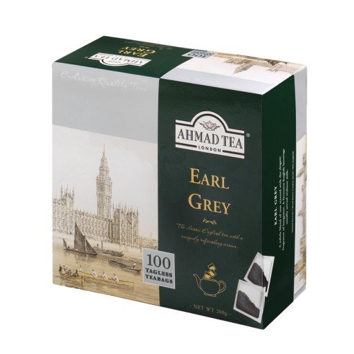 AHMAD TEA Earl Grey Čierny čaj (100 tb.) 200 g bez vešiaka