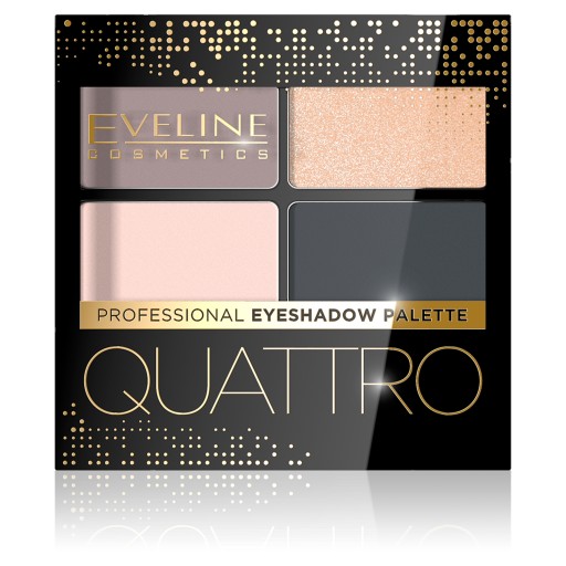 Eveline Cosmetics Quattro Eyeshadow paletka 4 tieňov č.02