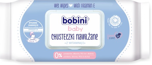 Bobini Vlhčené obrúsky 70 ks.