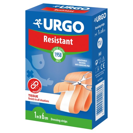 Urgo Resistant antiseptická omietka 1m x 6 cm