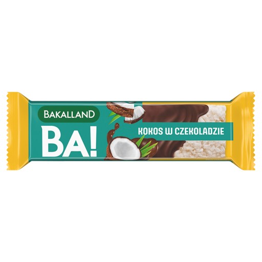 BAKALLAND BA! Kokosová tyčinka v čokoláde 40 g