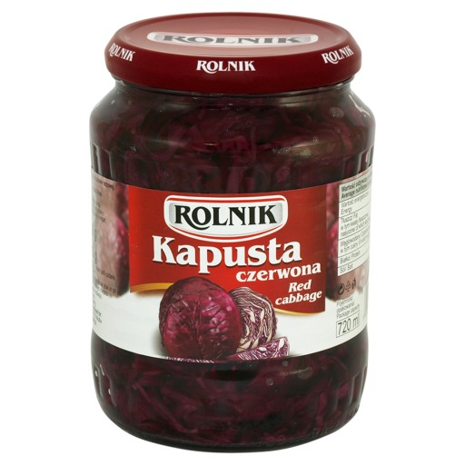 Rolník Červená kapusta Bez konzervantov 720 ml