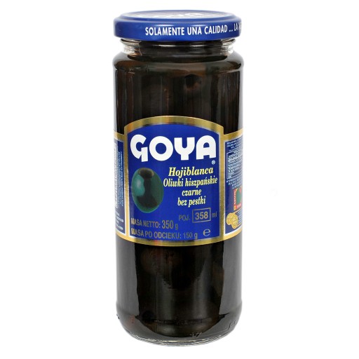 GOYA čierne olivy bez kôstky 358 ml
