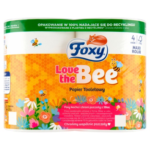 Foxy toaletný papier. 4 ks.