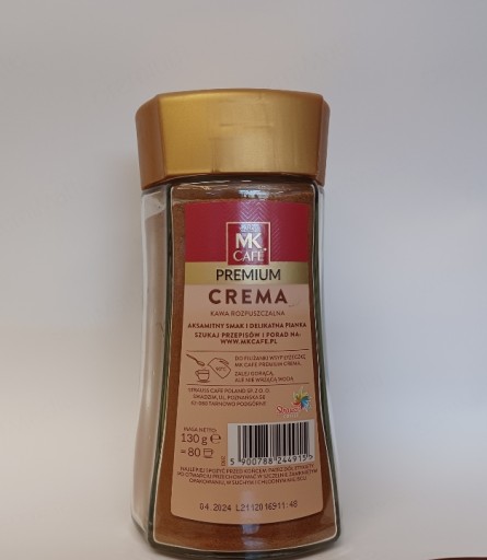 MK Cafe Premium Crema 130g instantná káva