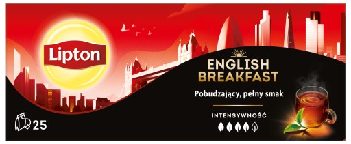 Lipton English Breakfast Black Tea 25 ks.