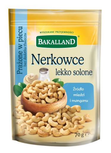 BAKALLAND KEŠU JEMNE SOĽNÉ 70G SLANÉ ORIEŠKY