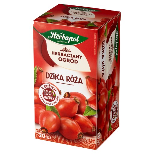 Herbapol Ovocný a bylinkový čaj s príchuťou divokej ruže 20 vrecúšok