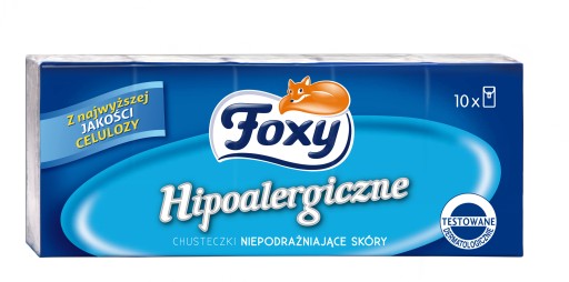 Foxy hypoalergénne vreckovky 10 ks