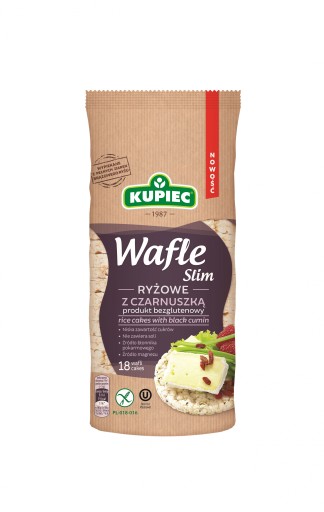 Ryžové oblátky s čiernym kmínom Kupiec 90 g