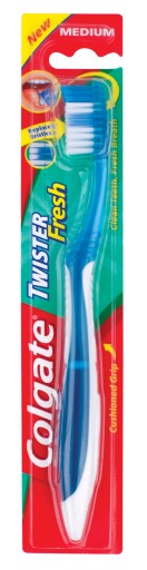 Zubná kefka Colgate Twister Medium 2 farebné kusy.