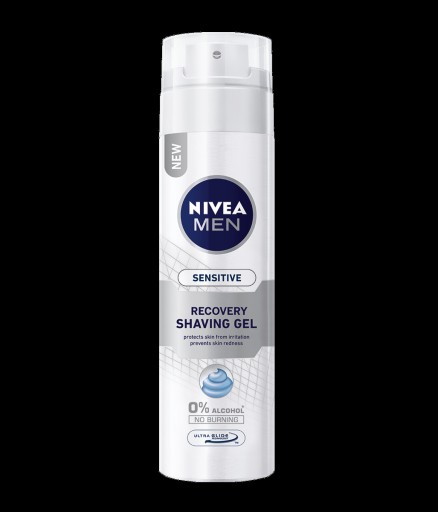 Nivea Men Sensitive Recovery regeneračný gél na holenie 200 ml