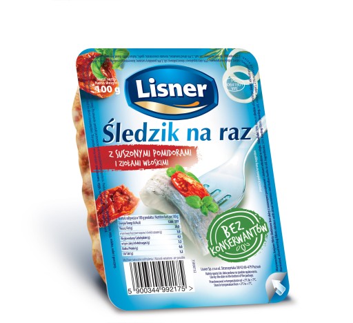 Lisner Sleď naraz so sušenými paradajkami 100 g