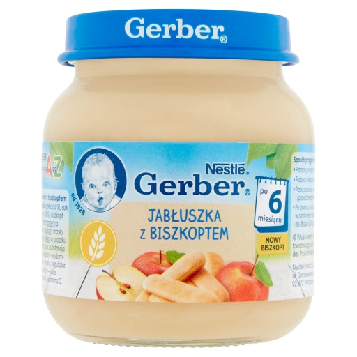Gerber Jablkový mousse dezert s piškótou 125 g