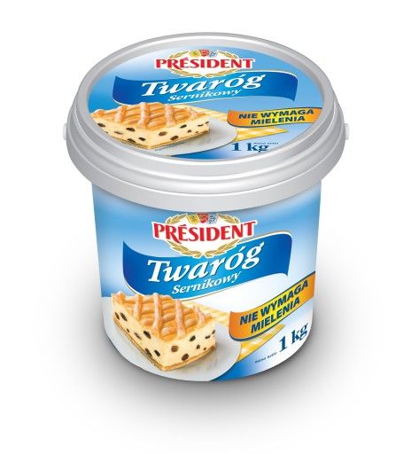 Tvarohový tvarohový koláč v prezidentovom vedierku 1kg