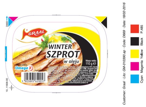 GRAAL ŠPRATY/OLEJ RP WIN 110G ..