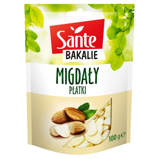 Sante Bakalia Blanšírované mandle vo vločkách 100g