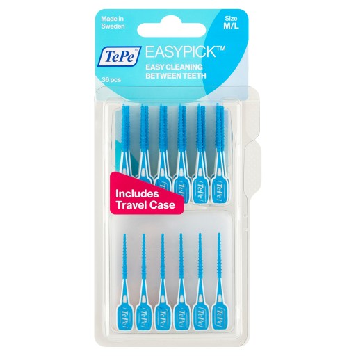 TePe EasyPick medzizubné kefky 36 ks M/L