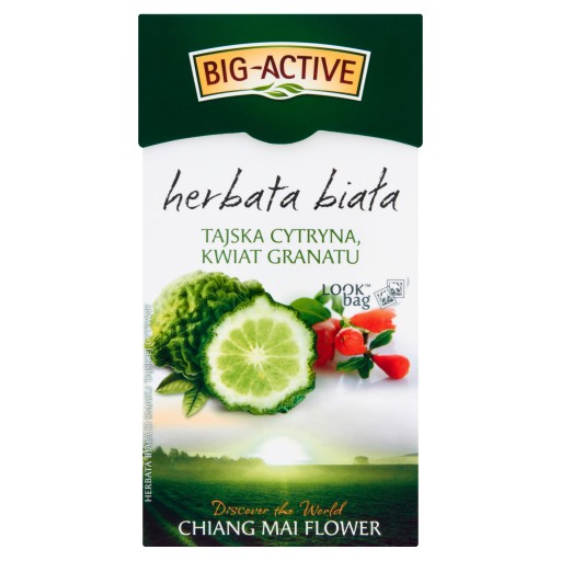 Big Active biely thajský citrónový čaj x 2 bal