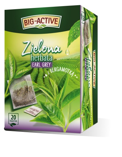 BIG ACTIVE Green 20tb Earl Grey Bergamot