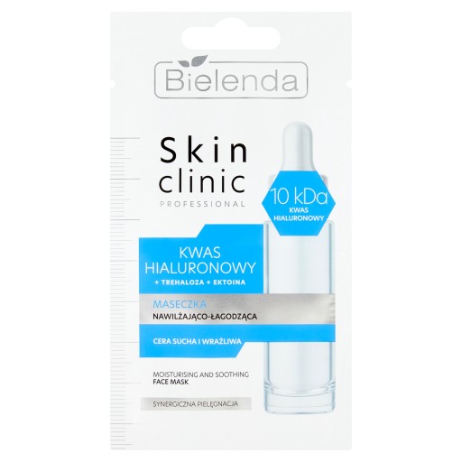 BIELENDA SKIN CLINIC KYSELINA HYALURONOVÁ hydratačná a ukľudňujúca maska 8G