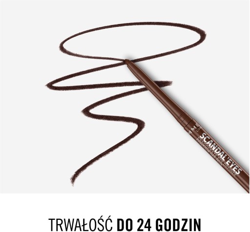 RIMMEL SCANDAL'EYES 002 ČOKOLÁDOVÁ HNEDÁ