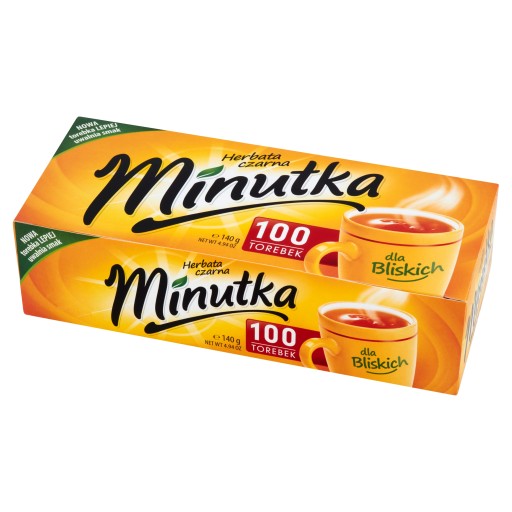 Minutka čierny expresný čaj 140 g 100 vrecúšok