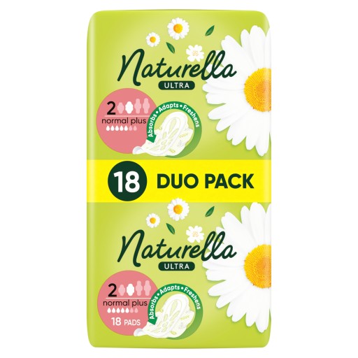 Hygienické vložky NATURELLA ULTRA Normal Plus 18