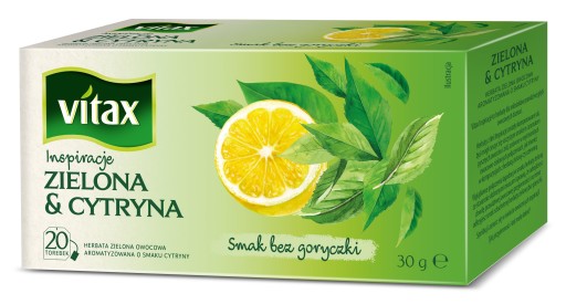 Vitax Inspirations s príchuťou Green Lemon 20 sáčkov