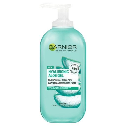 Garnier Hyaluronic Aloe Gel gél na tvár 200 ml