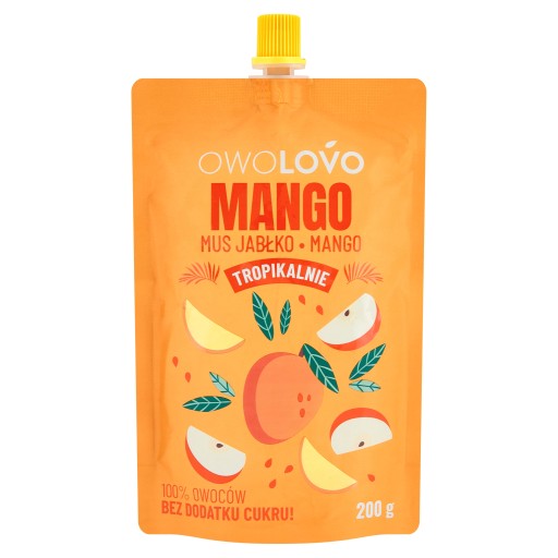 OWOLOVO OVOCNÁ PENA PRE DETI JABLKO MANGO 200g