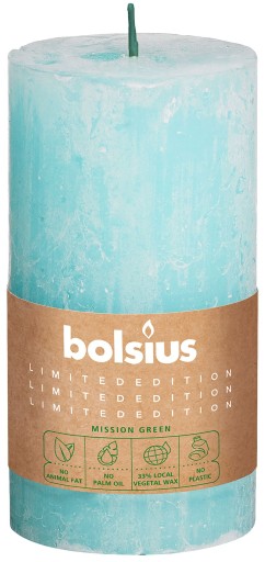 Stĺpová sviečka RUSTIC vzor 13 cm BOLSIUS