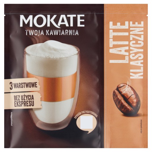 Mokate Your Kawiarnia Latte Classic (20 g + 2 g)